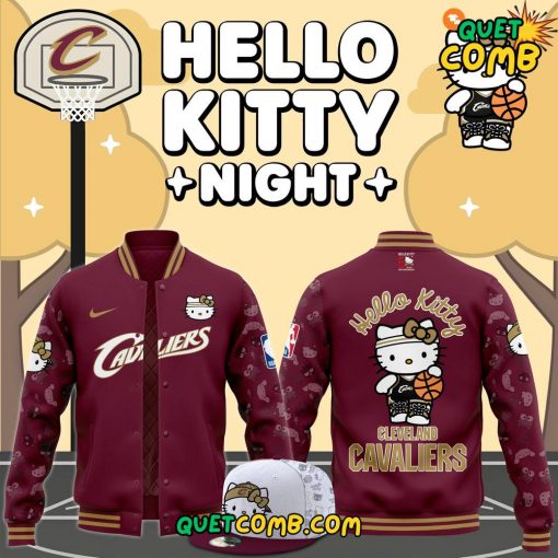 Cleveland Cavaliers x Hello Kitty Night 2024 Bomber Jacket