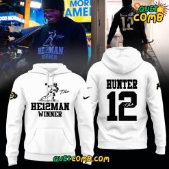 Colorado Buffaloes “Heisman Travis Hunter” 2024 Limted Edition White Hoodie