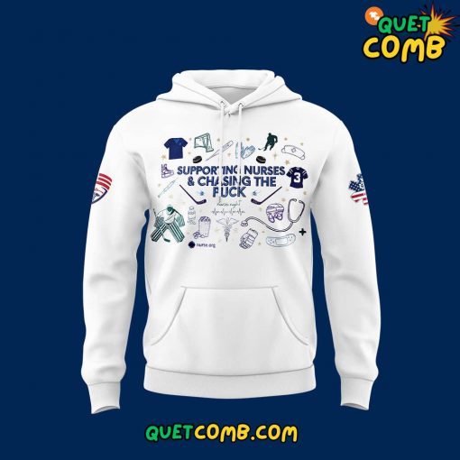 Columbus Blue Jackets x Native American Heritage Night 2024 White Hoodie