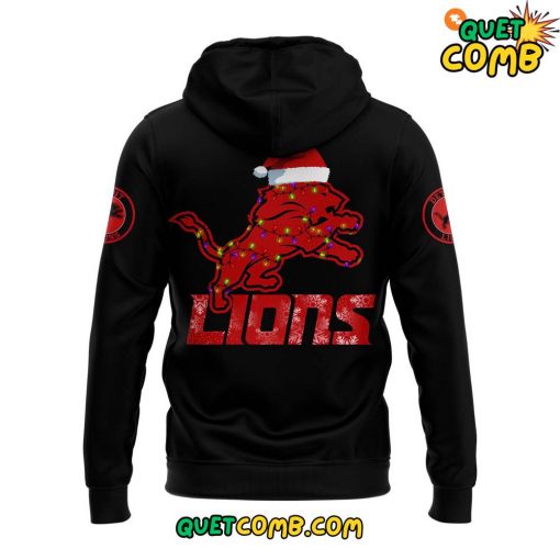 Detroit Lions Merry Christmas Special 2024 Limited Edition Black Hoodie