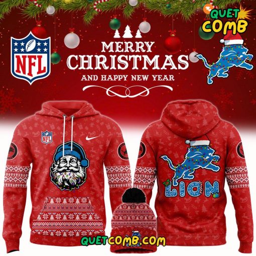 Detroit Lions Merry Christmas Special 2024 Limited Edition Hoodie