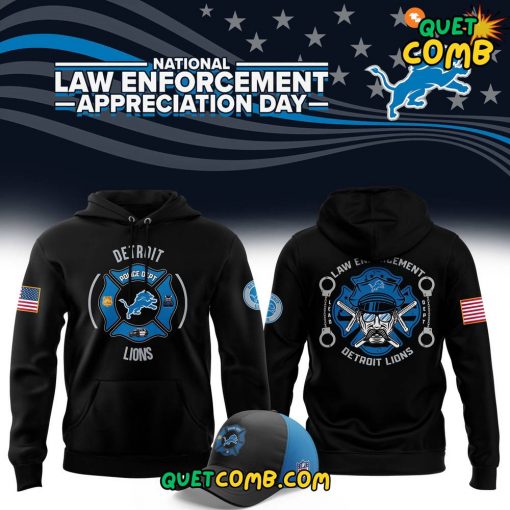 Detroit Lions x First Responders Day 2024 Limited Edition Hoodie