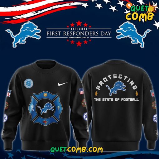 Detroit Lions x First Responders Day 2024 Limited Edition Sweatshirt