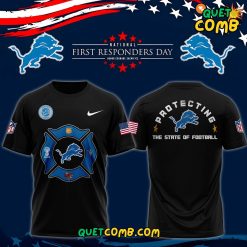 Detroit Lions x First Responders Day 2024 Limited Edition Tee