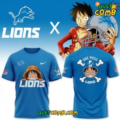 Detroit Lions x One Piece Limited Edition T-Shirt