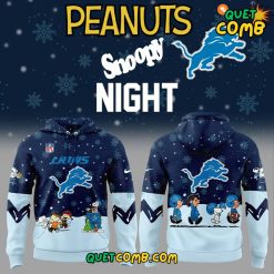 Detroit Lions x Peanuts Snoopy Christmas 2024 Hoodie