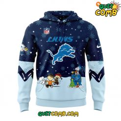 Detroit Lions x Peanuts Snoopy Christmas 2024 Hoodie