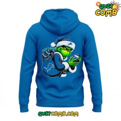 Detroit Lions x The Grinch Christmas 2024 Limited Edition Grey Hoodie