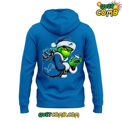 Detroit Lions x The Grinch Christmas 2024 Limited Edition Grey Hoodie