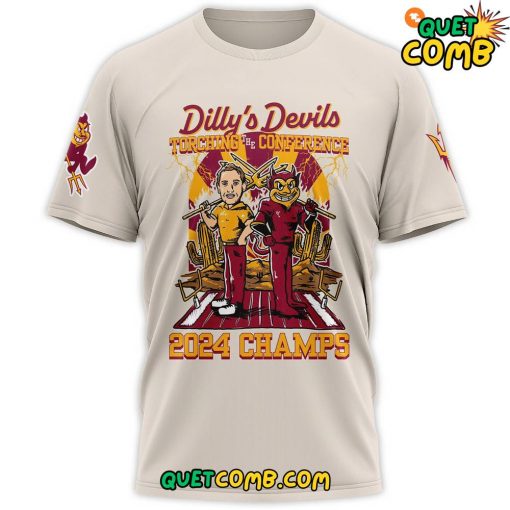 Arizona State Sun Devils x Big 12 Football Conference Champions 2024 White Tee