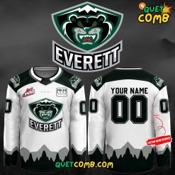 Everett Silvertips News Limited Edition 2024 Custom Jersey