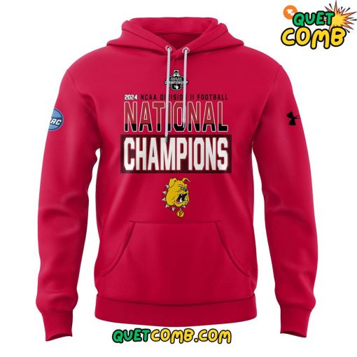 Ferris State x National Championship 2024 Limited Edition Red Hoodie