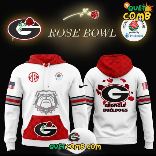 Georgia Bulldogs x Rose Bowl Game 2025 Playoff Limited Edition Hoodie