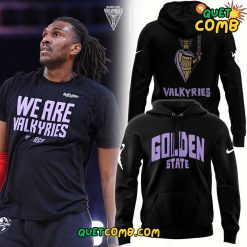 Golden State Valkyries Secondary Logo 2024 Limited Edition Black Hoodie