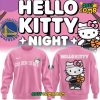 Golden State Warriors x Hello Kitty 2024 Limited Edition White Sweatshirt