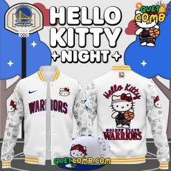 Golden State Warriors x Hello Kitty Night 2024 Bomber Jacket