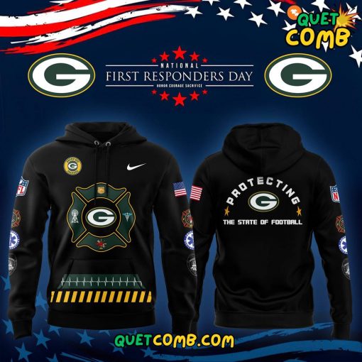 Green Bay Packers First Responders Day 2024 Limited Edition Hoodie