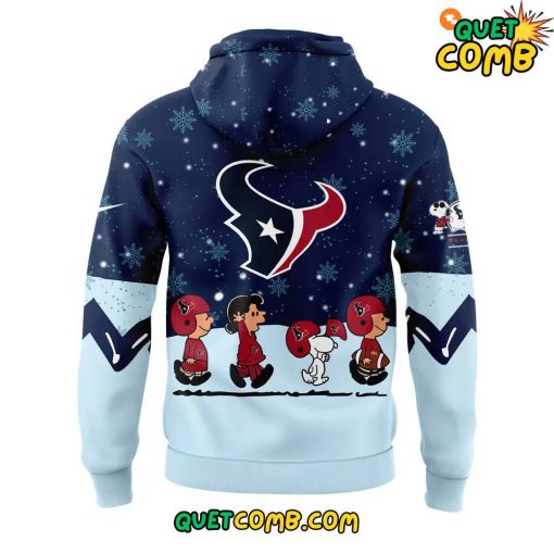 Houston Texans x Peanuts Snoopy Christmas 2024 Hoodie