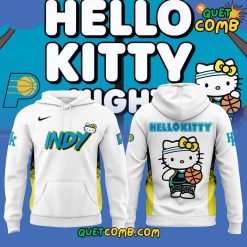 Indiana Pacers x Hello Kitty 2024 Limited Edition White Hoodie