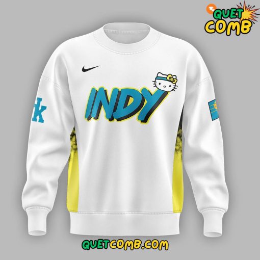 Indiana Pacers x Hello Kitty 2024 Limited Edition White Sweatshirt