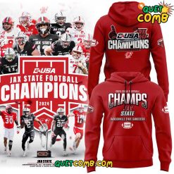 Jacksonville State Gamecocks x Conference USA Championship 2024 Red Hoodie