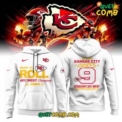 Kansas City Chief x Division Champs 2024 White Hoodie