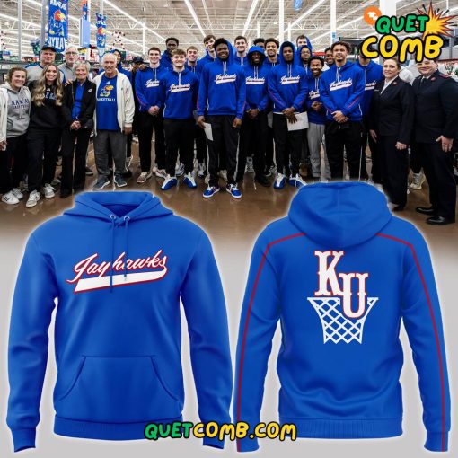 Kansas Jayhawks Basketball Special Edition Blue Hoodie