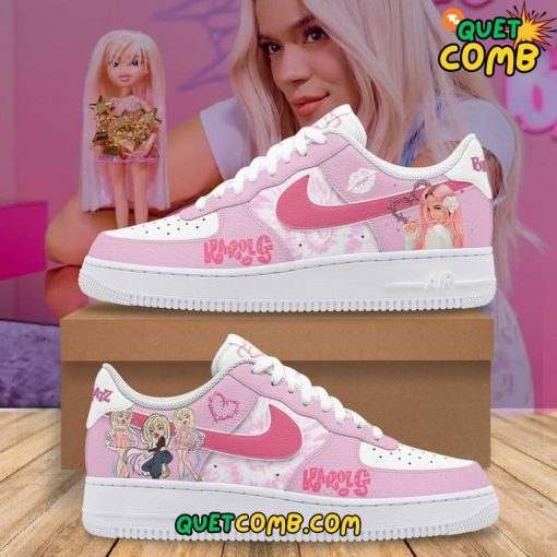 Karol G Limited Edition Pink Air Force 1 Sneakers