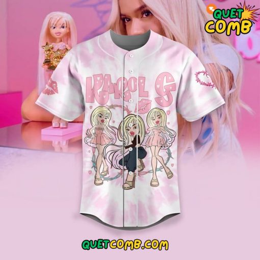 Karol G Limited Edition Pink Baseball Jersey