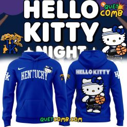 Kentucky Wildcats x Hello Kitty 2024 Limited Edition Blue Hoodie