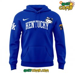 Kentucky Wildcats x Hello Kitty 2024 Limited Edition Blue Hoodie