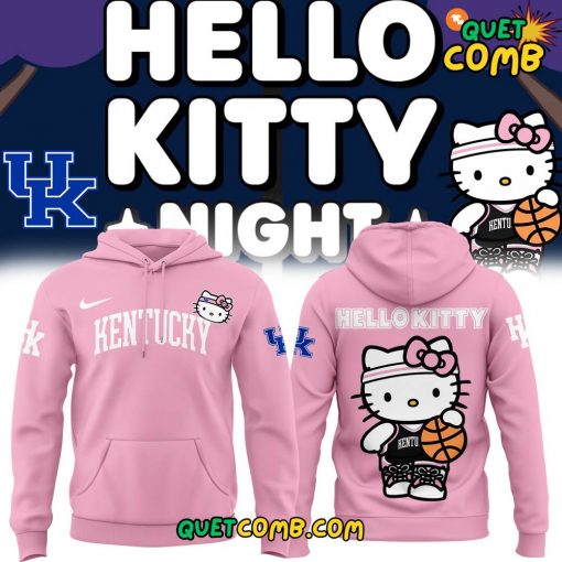 Kentucky Wildcats x Hello Kitty 2024 Limited Edition Pink Hoodie