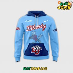 Liberty Flames Football Game 12 Blue Hoodie