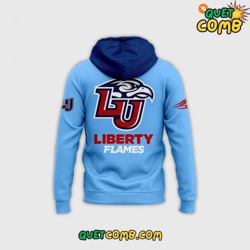 Liberty Flames Football Game 12 Blue Hoodie