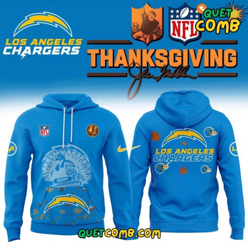 Los Angeles Chargers Thanksgiving Day 2024 Limited Edition Hoodie