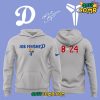 Los Angeles Dodgers Via Kobe Bryant & Via Vanessa Bryant Limited Edition Blue Hoodie