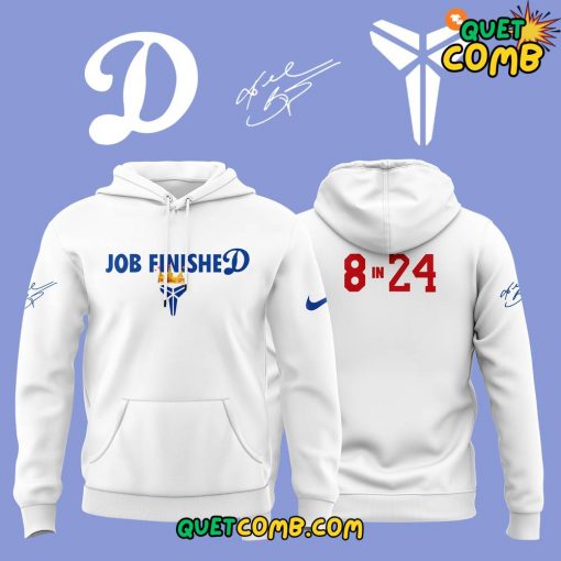 Los Angeles Dodgers Via Kobe Bryant & Via Vanessa Bryant Limited Edition White Hoodie