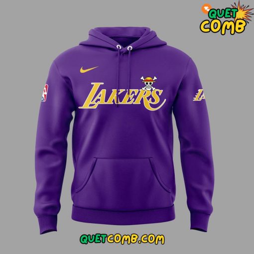 Los Angeles Lakers One Piece 2024 Limited Edition Purple Hoodie