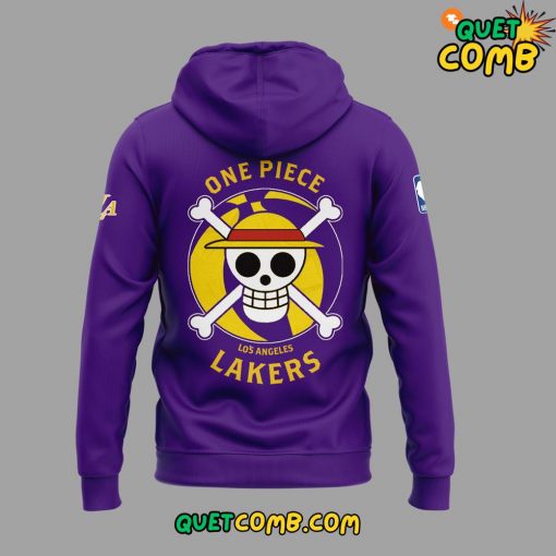 Los Angeles Lakers One Piece 2024 Limited Edition Purple Hoodie