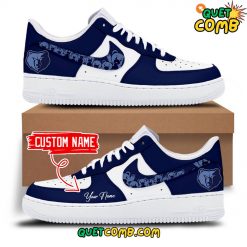 Memphis Grizzlies 2024 Limited Edition Custom Air Force 1 Sneakers