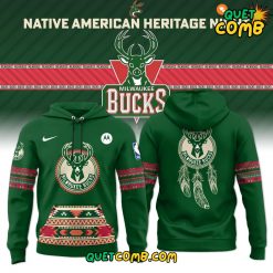 Milwaukee Bucks Native American Heritage Night 2024 Limited Edition Hooide