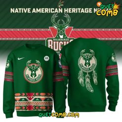 Milwaukee Bucks Native American Heritage Night 2024 Limited Edition Sweatshirt