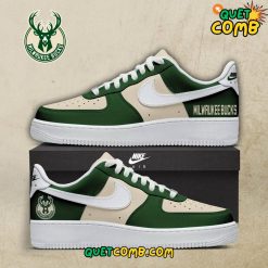 Milwaukee Bucks Special Edition 2024 Air Force 1 Sneakers