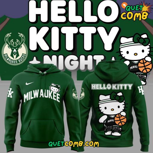 Milwaukee Bucks x Hello Kitty 2024 Limited Edition Hoodie