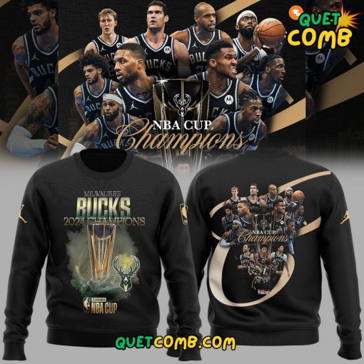 Milwaukee Bucks x NBA Cup Champions 2024 Limited Edition Sweatshirt