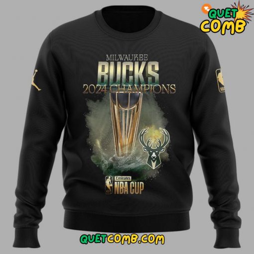 Milwaukee Bucks x NBA Cup Champions 2024 Limited Edition Sweatshirt