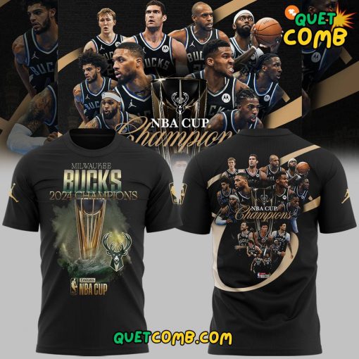 Milwaukee Bucks x NBA Cup Champions 2024 Limited Edition T-shirt