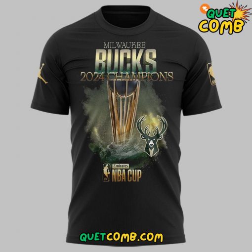 Milwaukee Bucks x NBA Cup Champions 2024 Limited Edition T-shirt