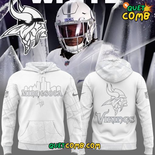 Minnesota Vikings 2024 Limited Edition White Hoodie