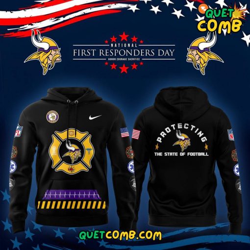 Minnesota Vikings First Responders Day 2024 Limited Edition Hoodie